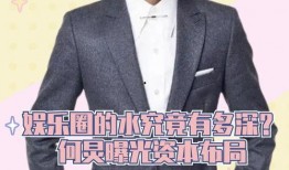 娱乐圈水有多深何炅爆料,内幕爆料令人震惊